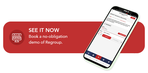 request a demo of regroup
