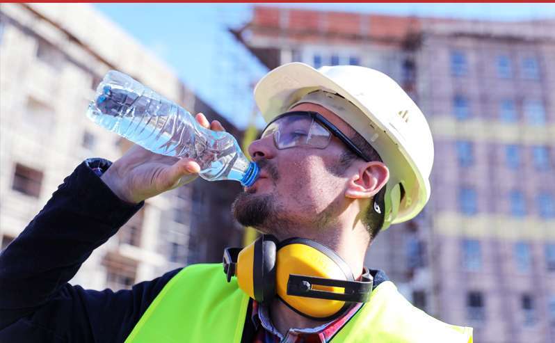 Drinking Water man summersafety