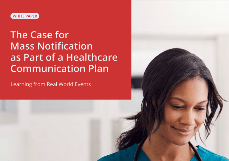 Healthcare Communication Plan - Regroup Mass Notification