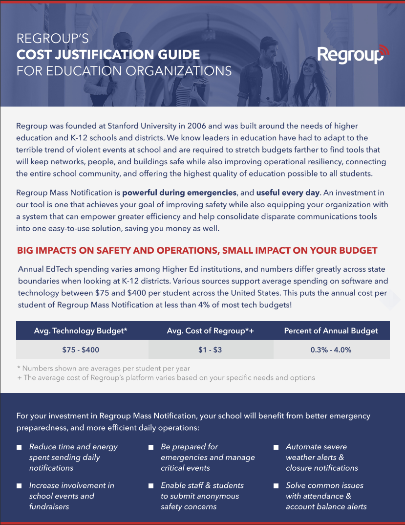 Cost Justification for Education