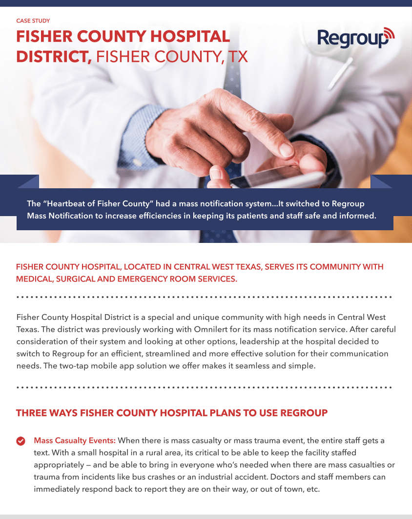 Fisher County Hospital Case Study