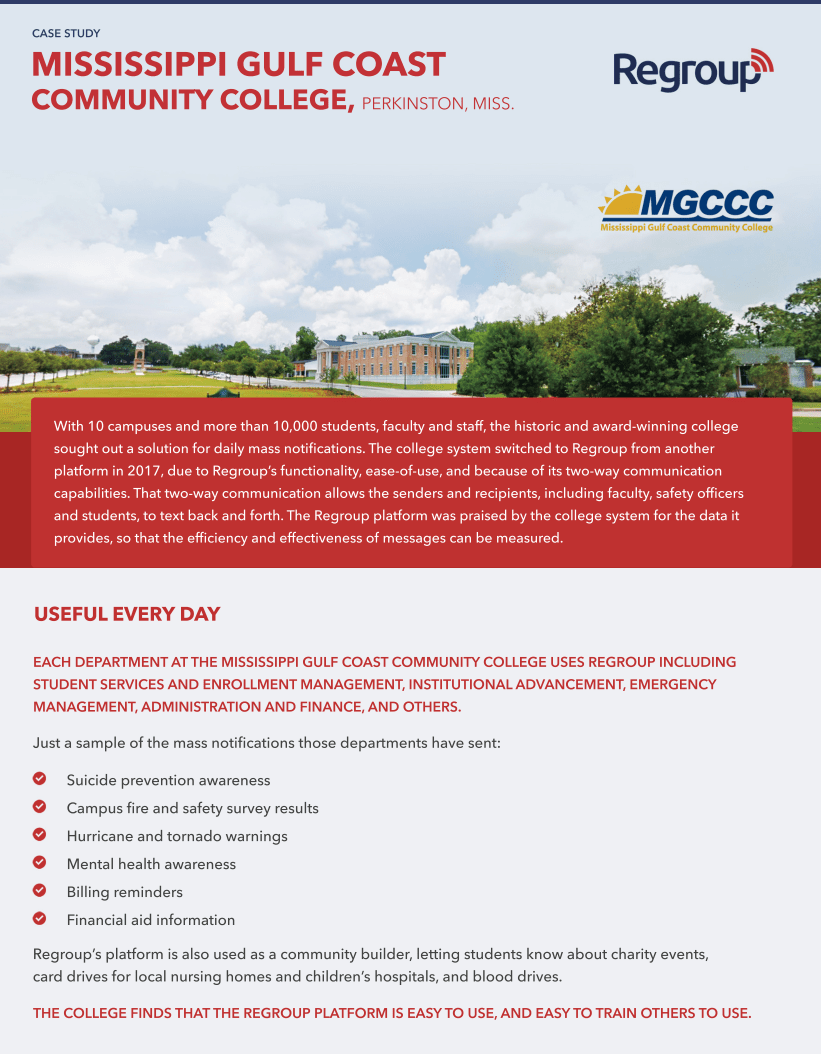 Mississippi Gulf Coast College Case Study