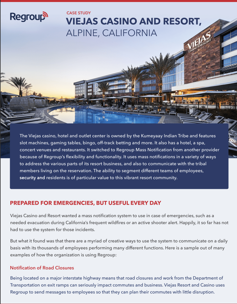 Viejas Casino Case Study