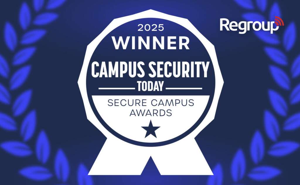 Regroup Mass Notification Wins 2025 Secure Campus Award for Emergency & Mass Notification
