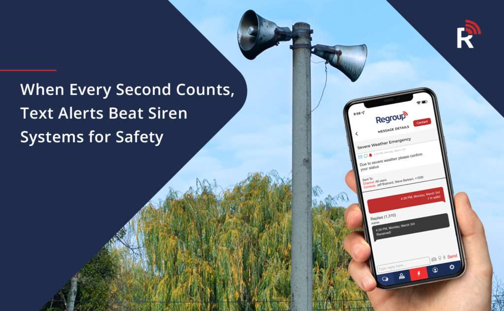 When Every Second Counts, Text Alerts Beat Siren Systems for Safety