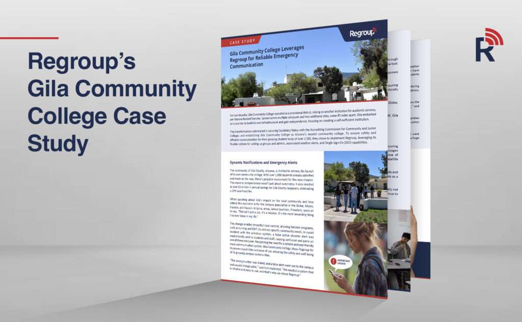 How Gila Community College Strengthened Campus Safety with Regroup Mass Notification