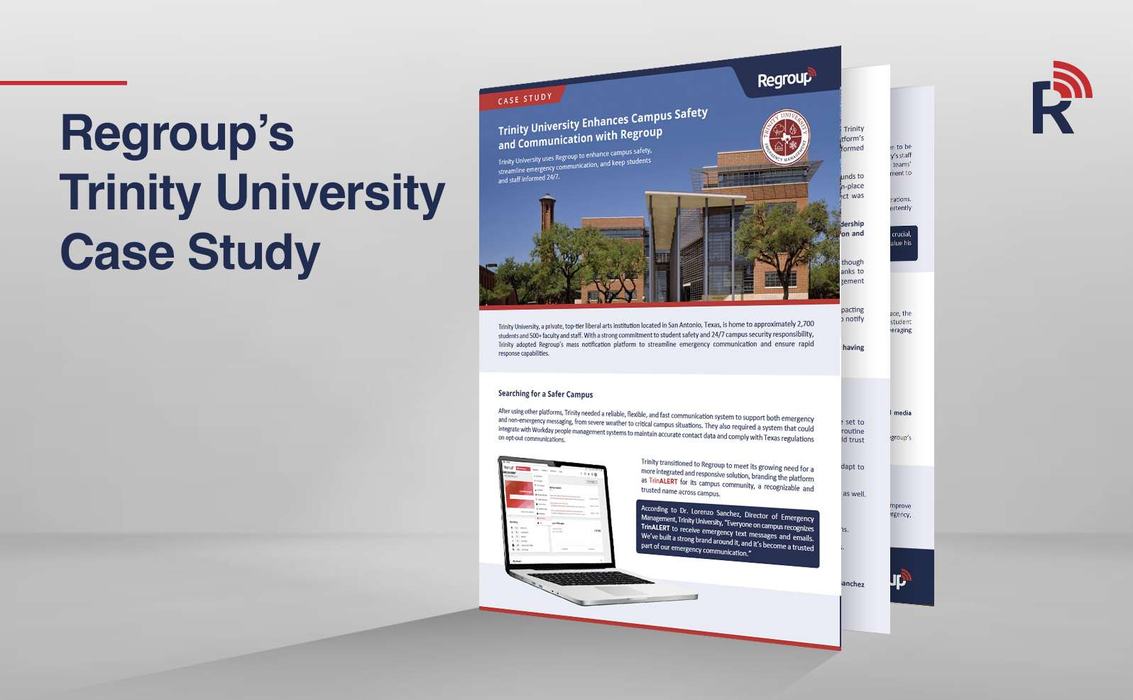 Trinity University Enhances Campus Safety and Communication with Regroup